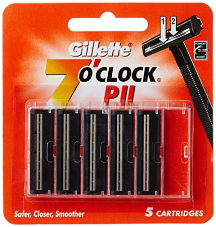 GILLETTE 7 0 CLOCK PII RAZOR 5PCS